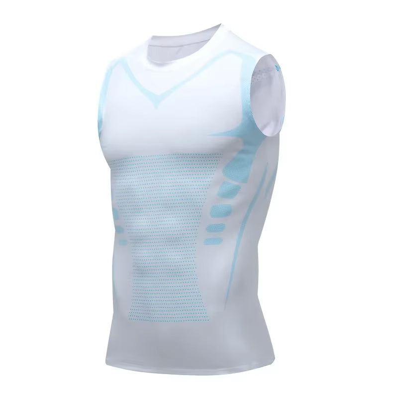 Men Gym Tank Tops Fitness Sport Tights Tank Top Sport Training Vest Quickly Dry Running Compression Sleeveless Yoga Shirt